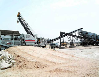indonesia mobile rock crusher for sale